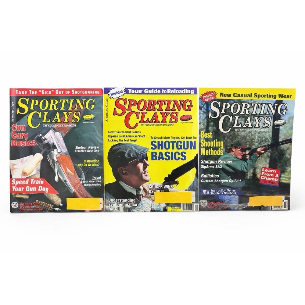 Sporting Clays Magazine Lot February 1998, September 1998